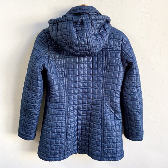 Kate Spade Navy Blue Quilted Puffer Jacket - Picture 2 of 8